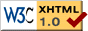 Pr&uuml;fe XHTML 1.0